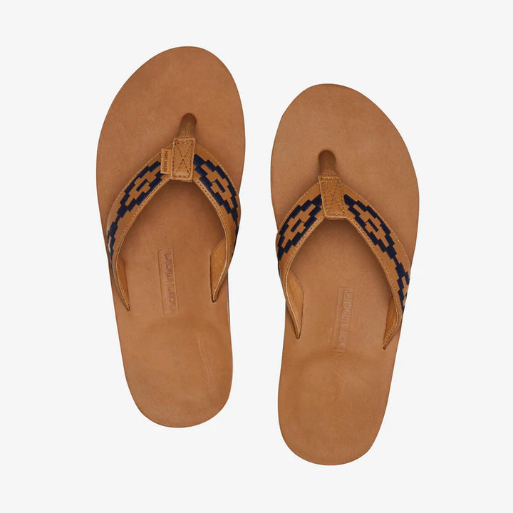 Hari Mari Men's Fields Camino Tan Flip Flops