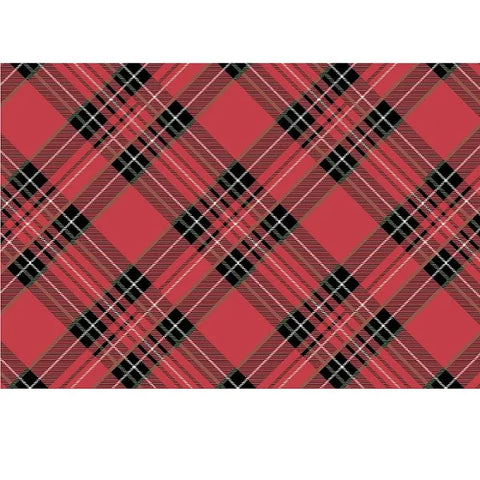 Hester & Cook - Red Plaid Placemat
