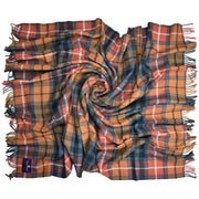 Prince of Scots - Highland Tweeds Wool Throw Blanket - Antique Buchanan