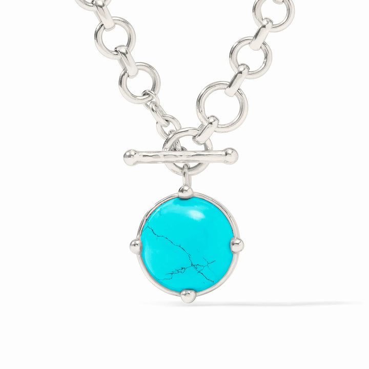 Julie Vos Honeybee Demi Turquoise Blue Necklace