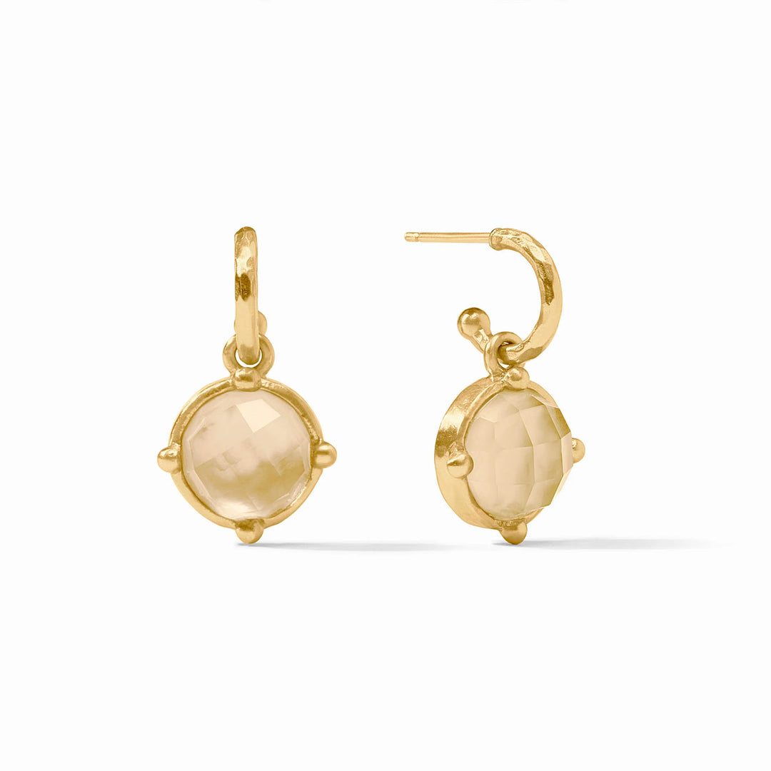 Julie Vos Honeybee Hoop & Charm Earring