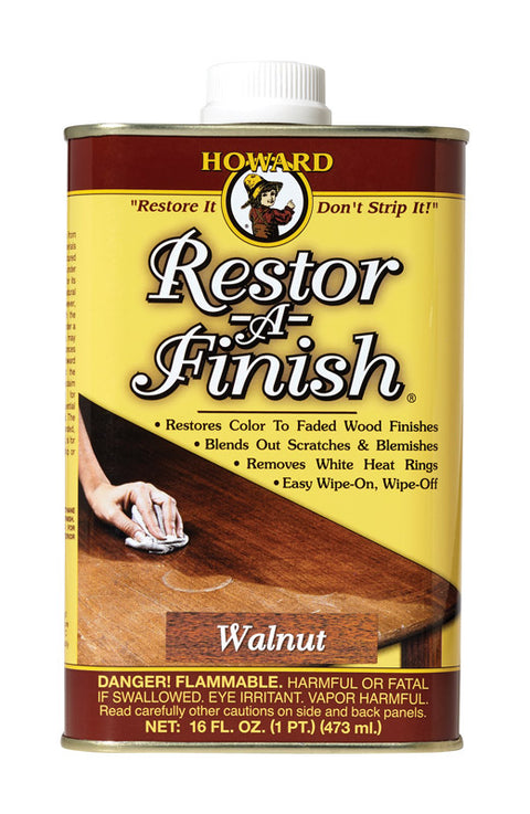 Howard Restor-A-Finish Semi-Transparent Oil-Based Wood Restorer - Walnut