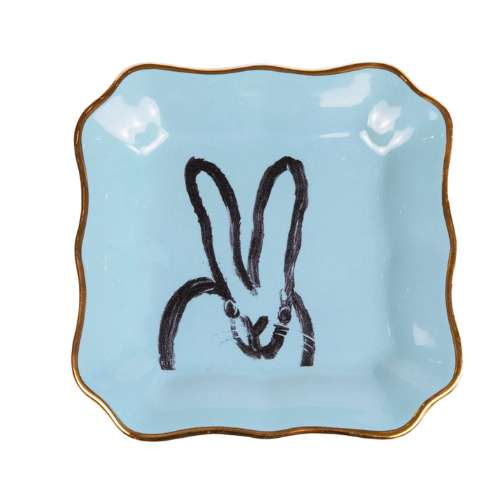 Hunt Slonem Bunny Portrait Plate