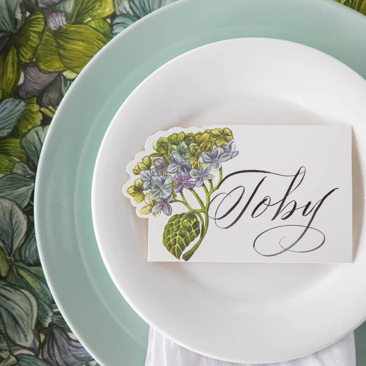 Hester & Cook Hydrangea Place Card