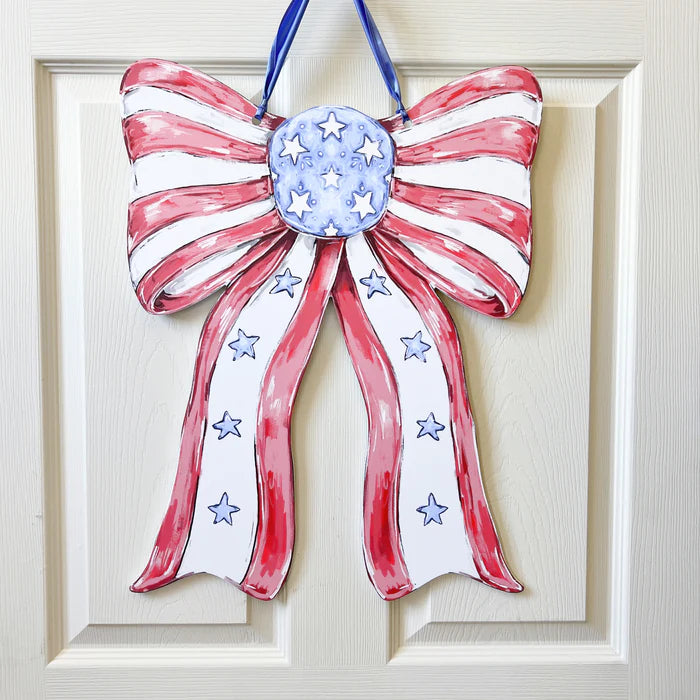 Home Malone Patriotic Bow Door Hanger