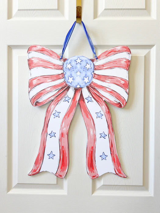 Home Malone Patriotic Bow Door Hanger