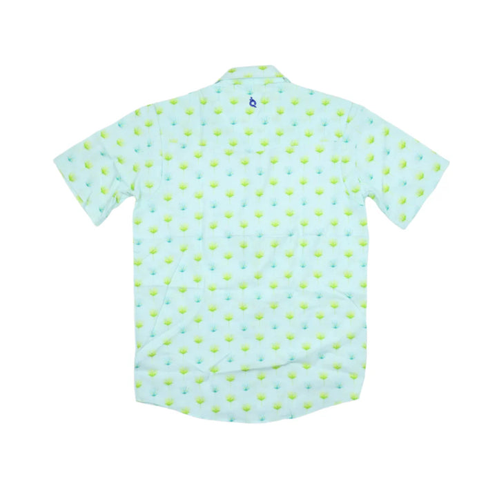 Blue Quail Men's Short Sleeve Palm Leaves