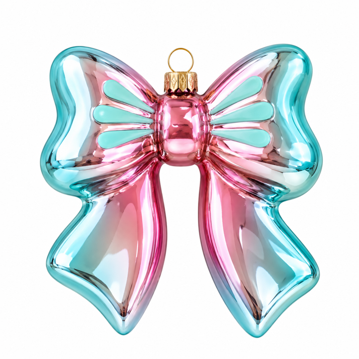 Glitterville Ombre GloBow Ornament