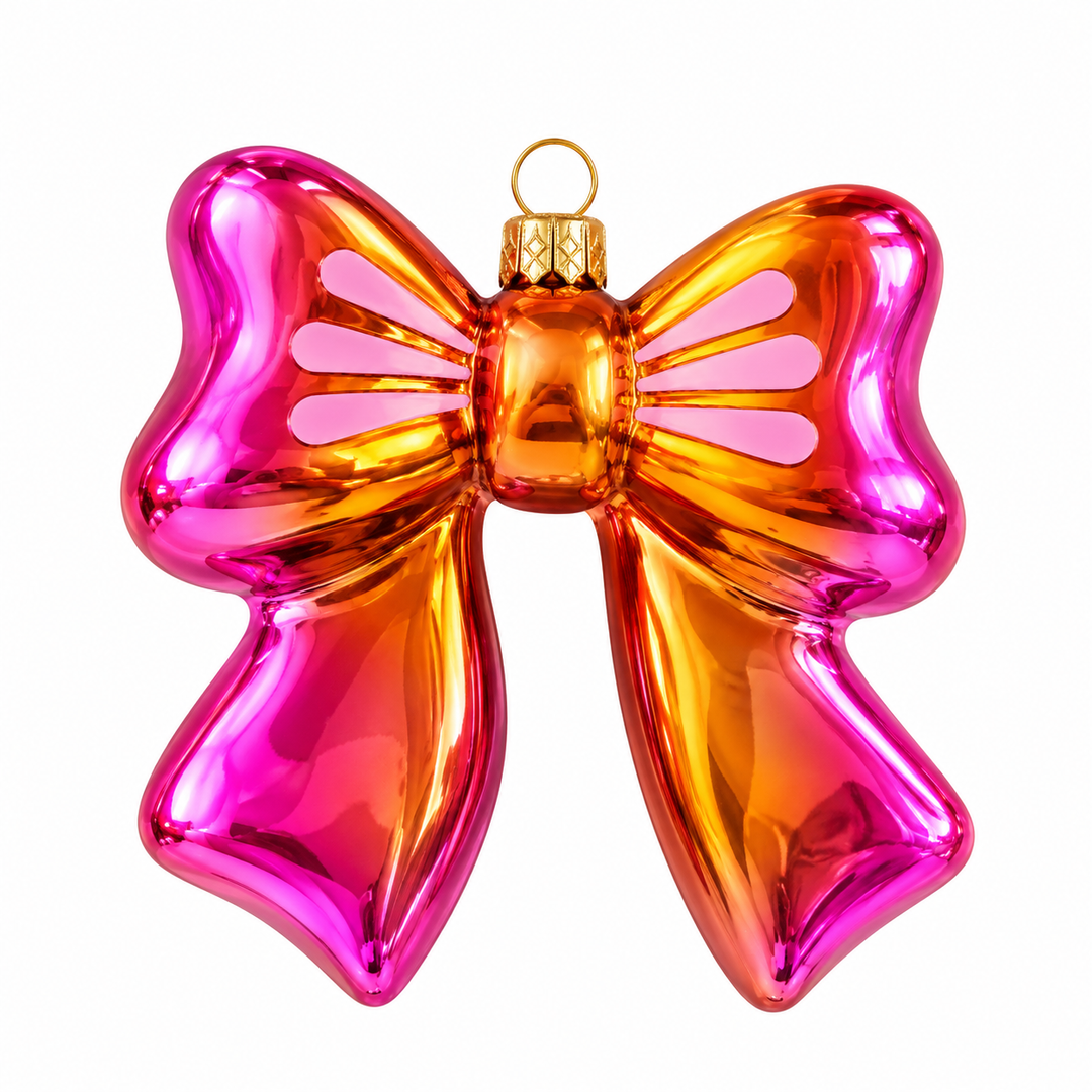 Glitterville Ombre GloBow Ornament