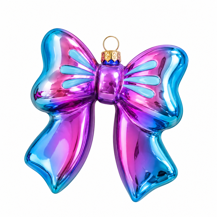 Glitterville Ombre GloBow Ornament