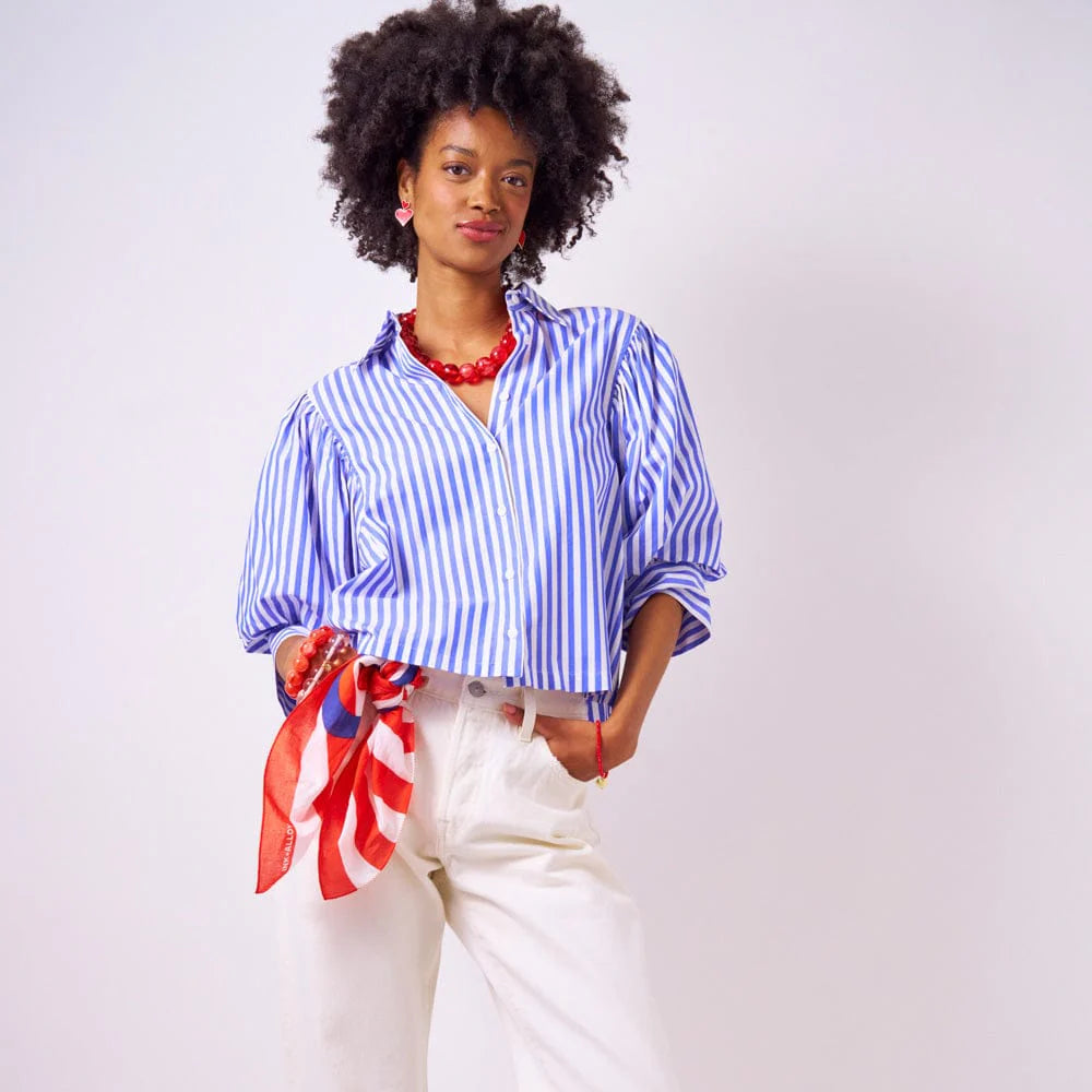 Iris Large Resin Bead Necklace Red