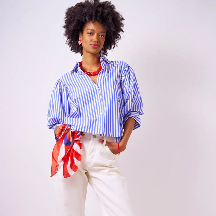 Iris Large Resin Bead Necklace Red