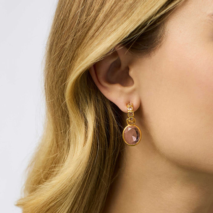Julie Vos Jolie Hoop & Charm Earring