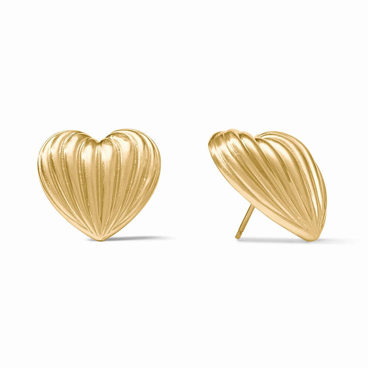 Julie Vos Puffy Heart Statement Stud