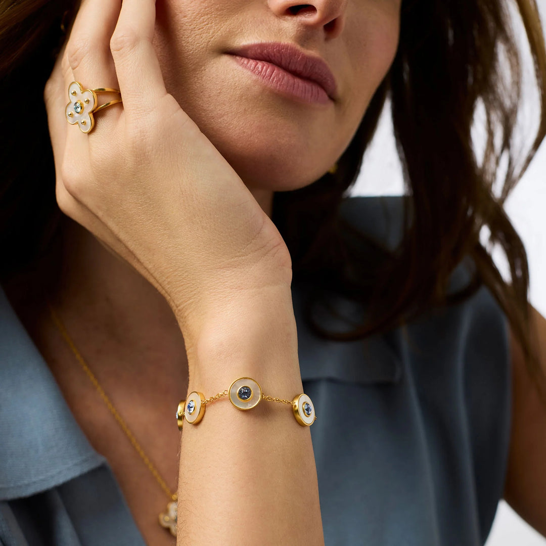 Julie Vos Colette Circle Delicate Bracelet