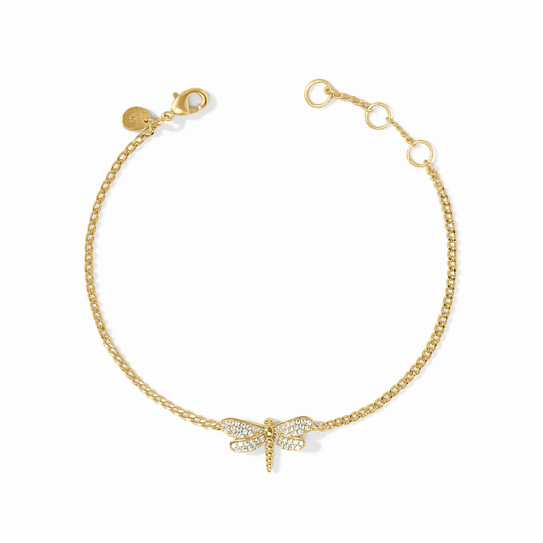 Julie Vos Dragonfly Pavé Delicate Bracelet