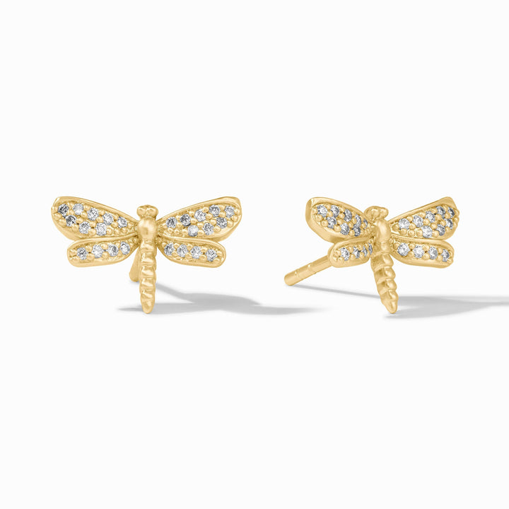 Julie Vos Dragonfly Pavé Stud
