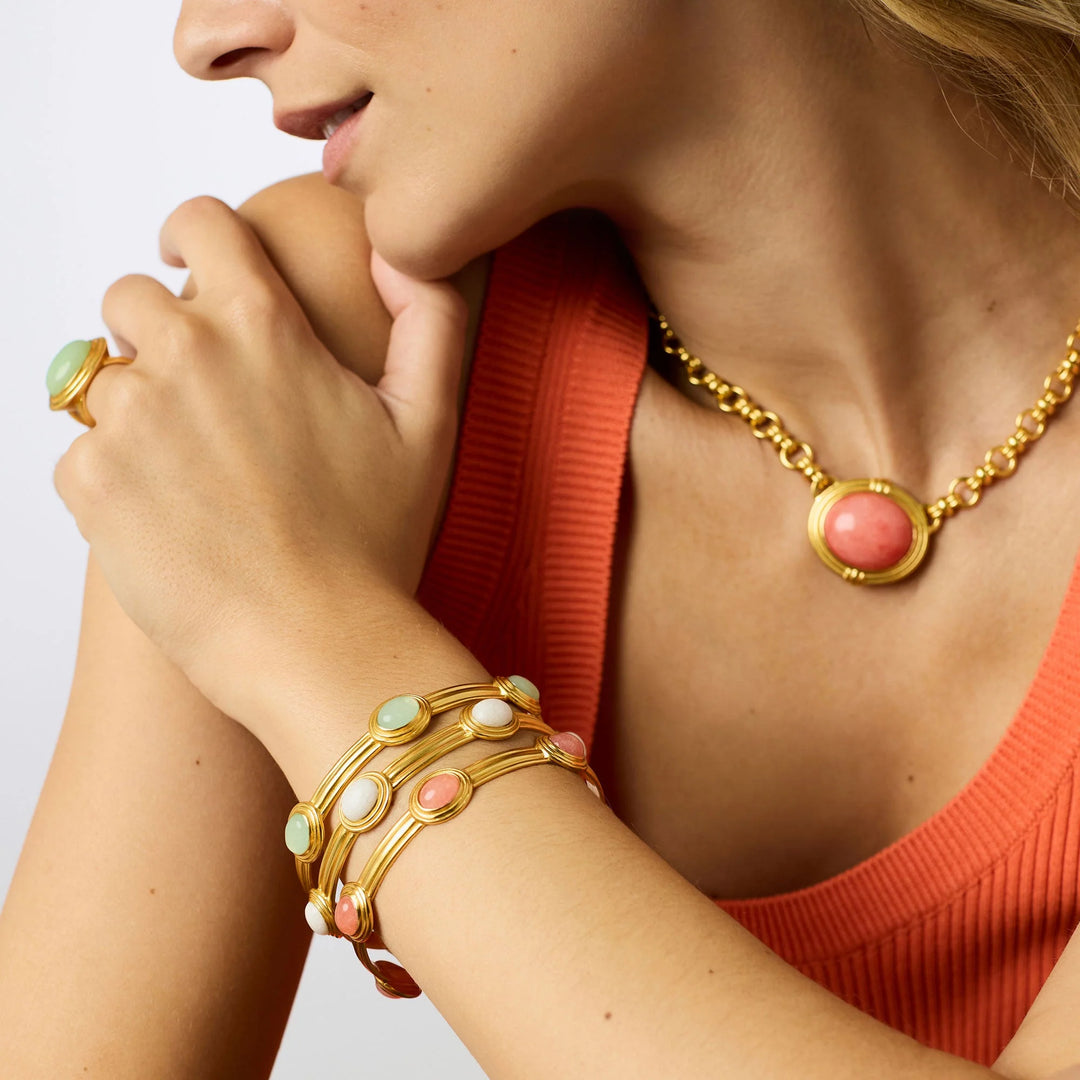 Julie Vos Portofino Stone Bangle