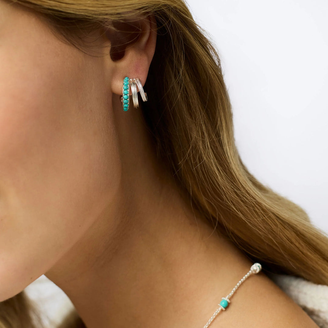 Julie Vos Silver Hydra Triple Hoop