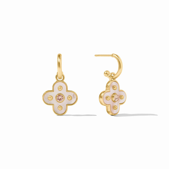 Julie Vos Colette Hoop & Charm Earring