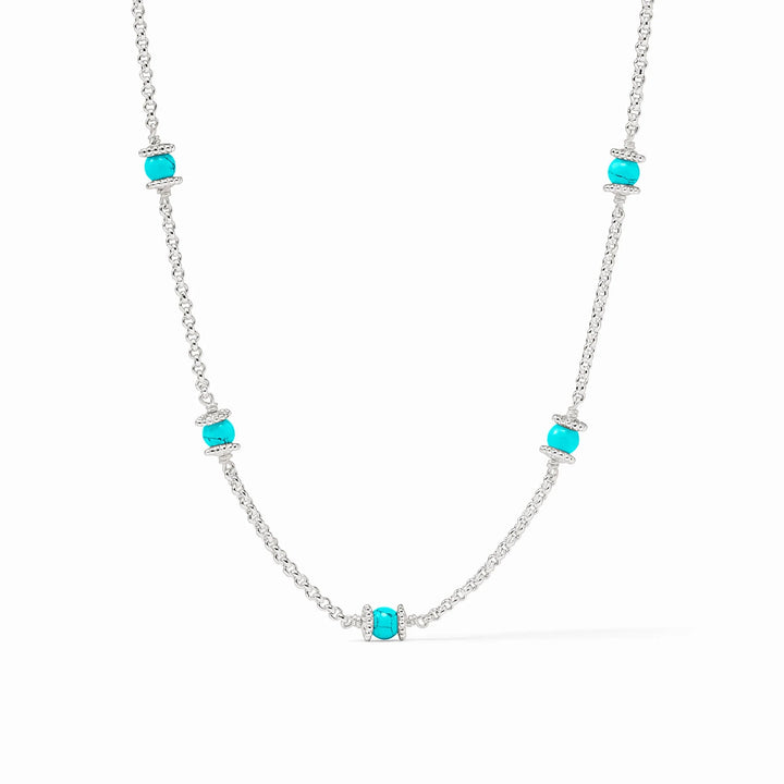 Julie Vos Silver Hydra Delicate Station Necklace