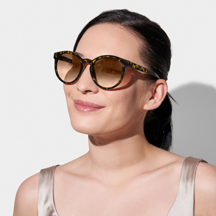 Katie Loxton Geneva Sunglasses Brown Tortoise