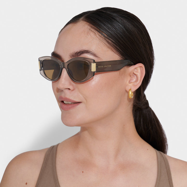 Katie Loxton Rimini Sunglasses Transparent Mink