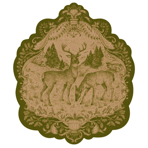 Hester & Cook - Die-Cut Moss Fable Fauna Placemat