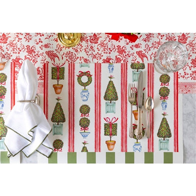 Hester & Cook Holiday Topiary Placemat