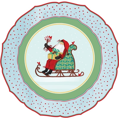 Hester & Cook Old St. Nick Sleigh Placemat