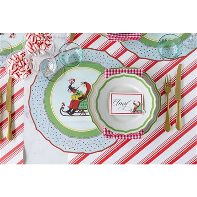 Hester & Cook Old St. Nick Sleigh Placemat