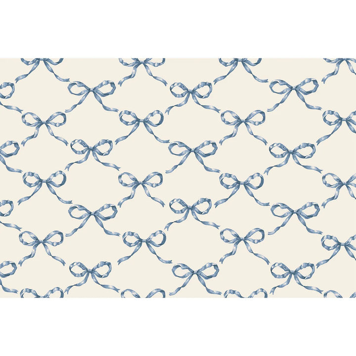 Hester & Cook Heirloom Blue Bow Lattice Placemat