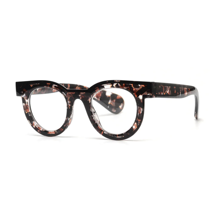 Ryan Simkhai Eyeshop Kai Readers Crackled Brown