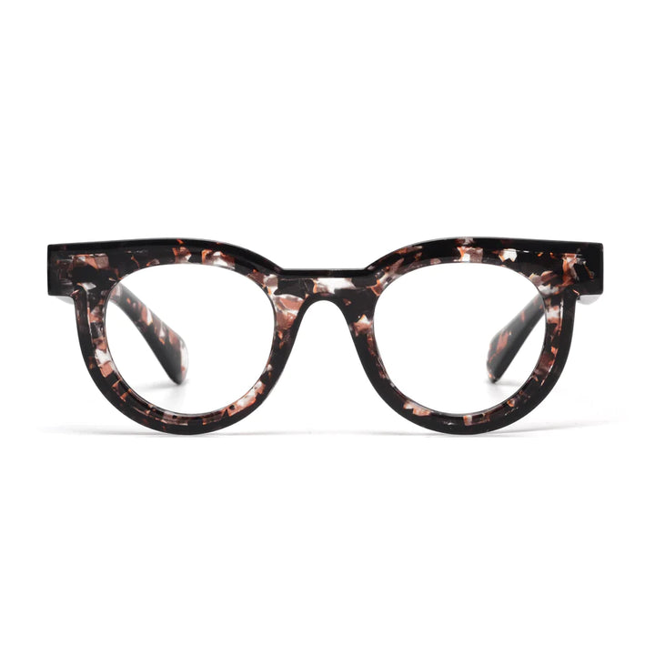 Ryan Simkhai Eyeshop Kai Readers Crackled Brown