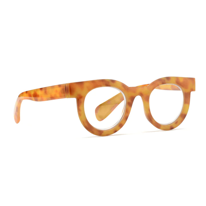 Ryan Simkhai Eyeshop Kai Readers Honey Tortoise