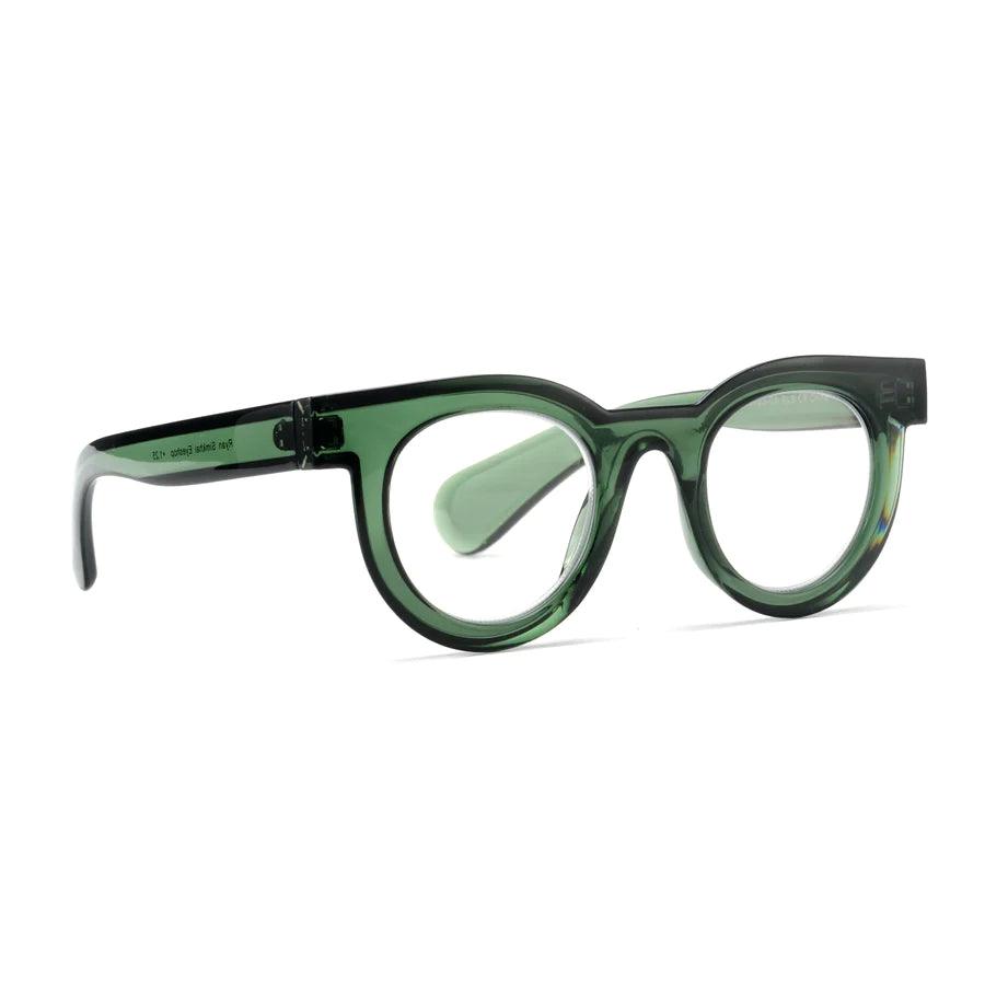 Ryan Simkhai Eyeshop Kai Readers Transparent Green