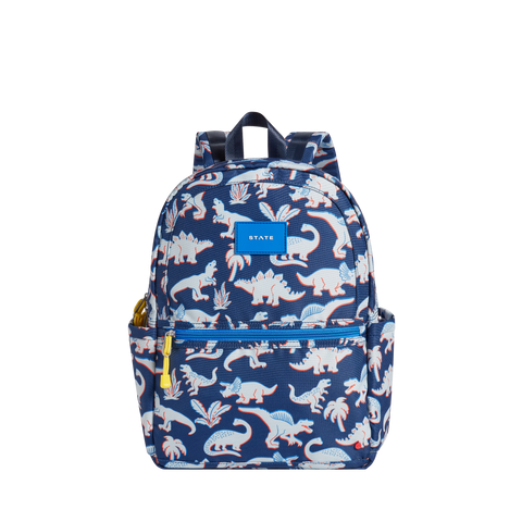 State Bags - Kane Kid's Backpack - Navy Dino