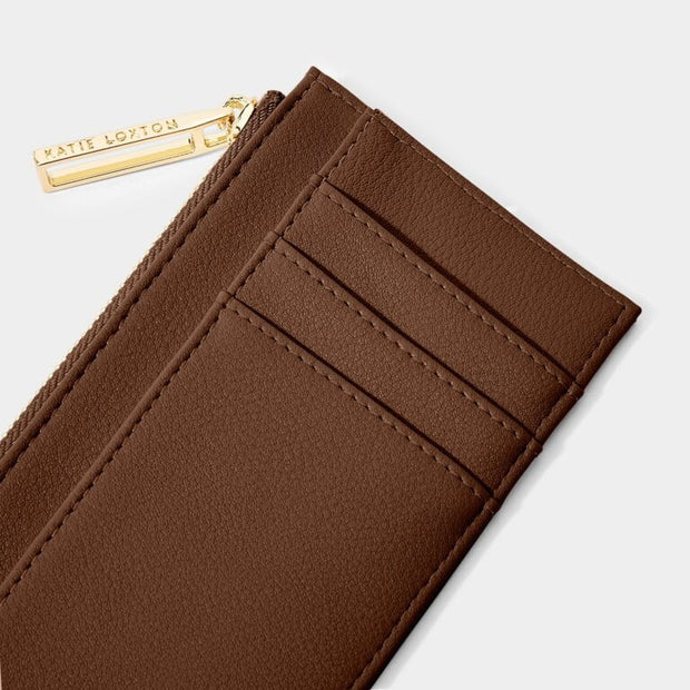 Katie Loxton - Fay Coin Purse And Card Holder - Chocolate