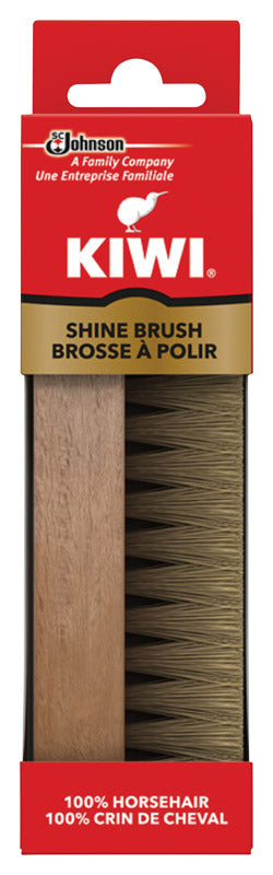 Kiwi Leather Shoe Shine Brush