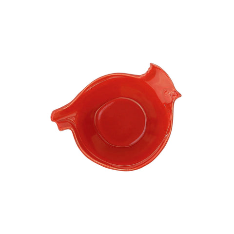 Vietri - Lastra Holiday Figural Red Bird Small Bowl