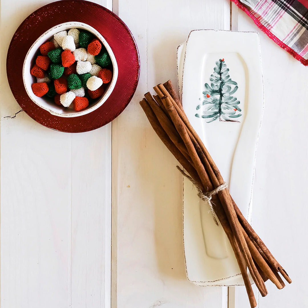 Vietri Lastra White Spoon Rest