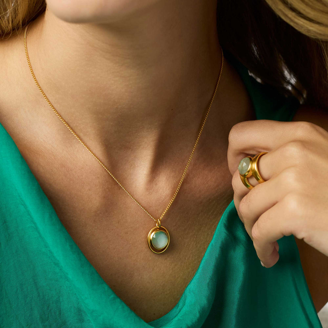Julie Vos Laguna Solitaire Necklace