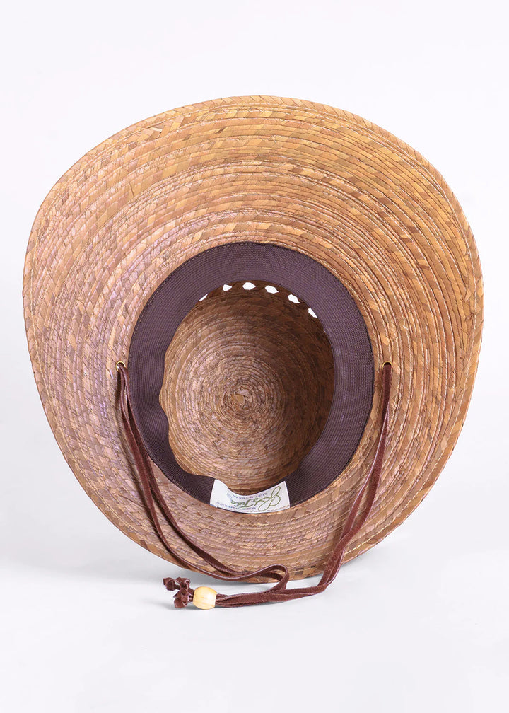 Laurel Lattice Straw Hat