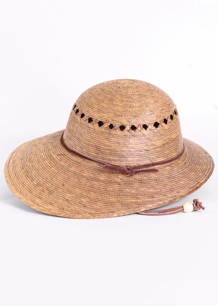 Laurel Lattice Straw Hat