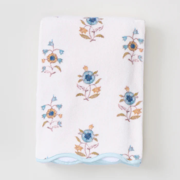 Weezie Leah O'Connell x Weezie Floral Scallop Towel