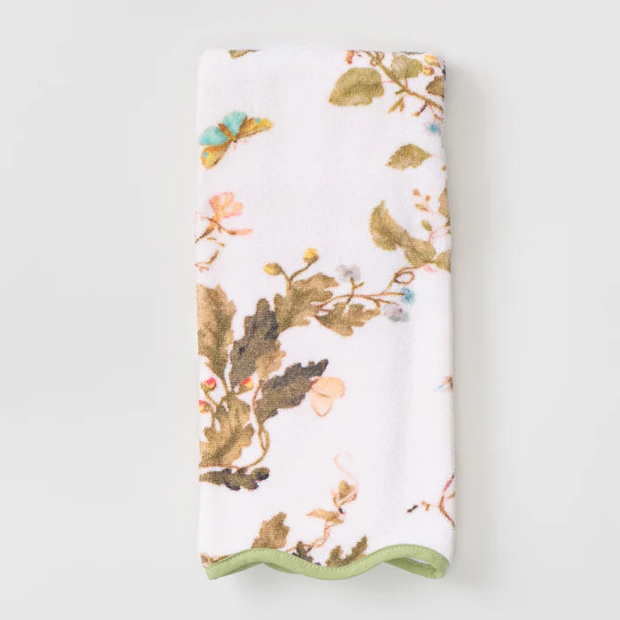 Weezie Leah O'Connell x Weezie Floral Scallop Towel