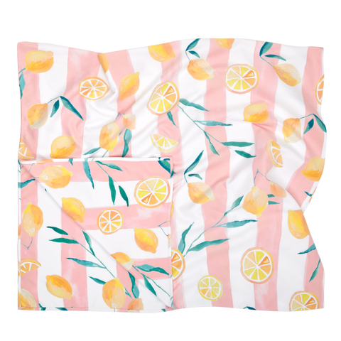 Dock & Bay - X-Large Quick Dry Towel - Life Gives You Lemons