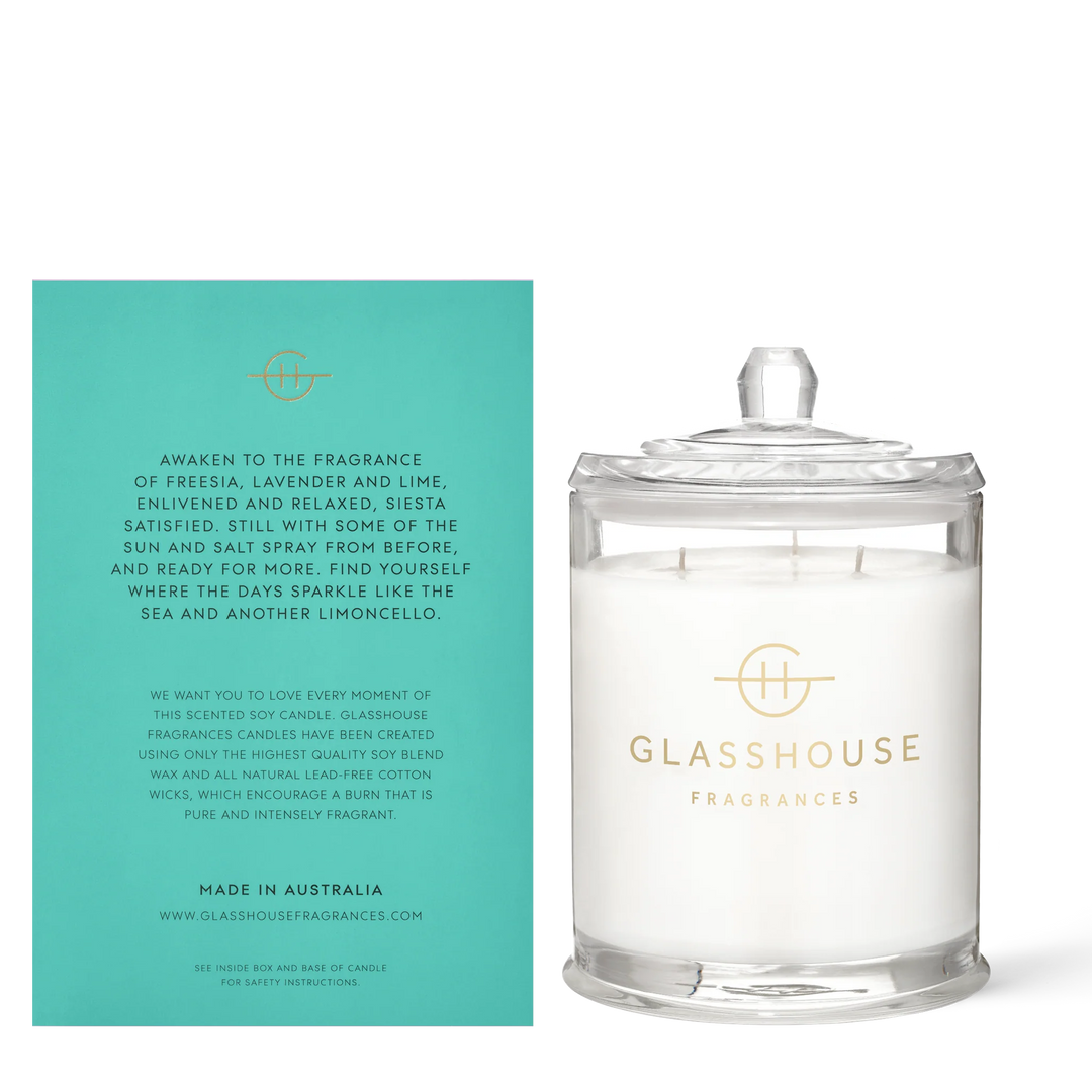Glasshouse Fragrances - Scented Candle - Lost in Amalfi
