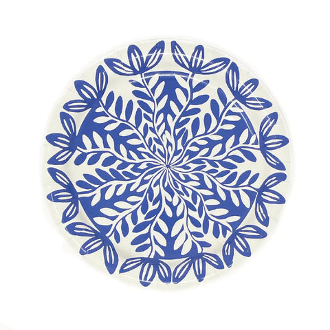 Lucy Grymes Designs - Blue Heavy Duty Paper Plates