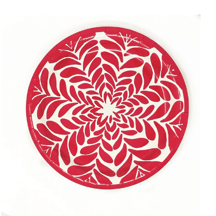 Lucy Grymes Designs - Red Heavy Duty Paper Plates